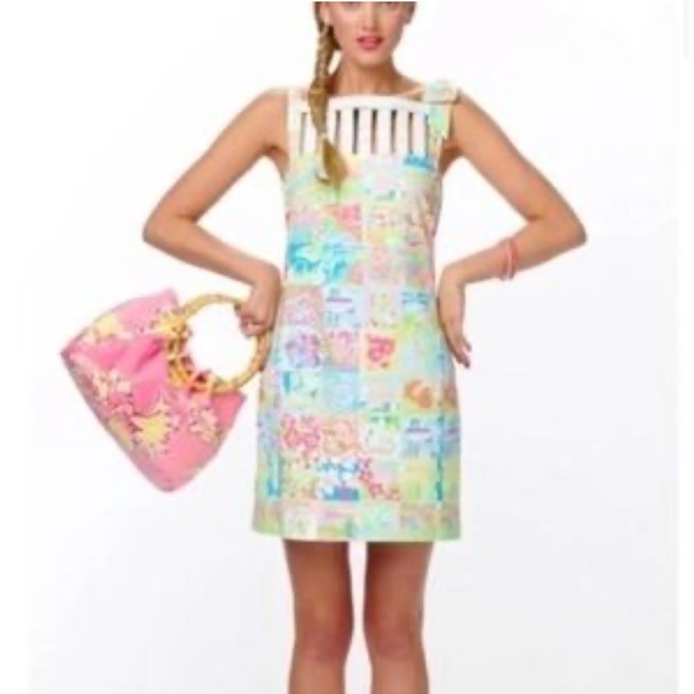 Lily Pullizer Ricci Shift in Multi Lillys State of Mind Patch size 14